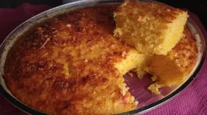 Bolo Pamonha com Bagaço de Milho Fácil