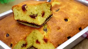 Bolo de Fubá com Goiabada