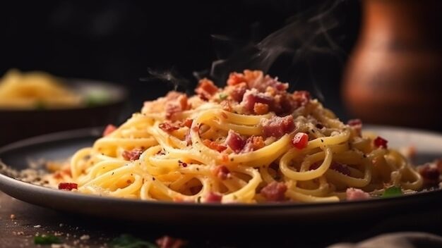 Receitas Rápidas e Fácil: Macarrão a Carbonara