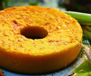 Pamonha Salgada de Forno de Milho Verde
