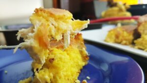 Receita de Pamonha Assada Recheada com Frango