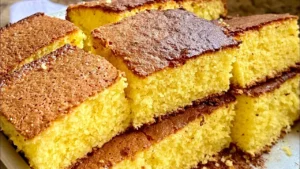 Bolo de Fubá com Laranja Sem Farinha de Trigo e Sem Leite