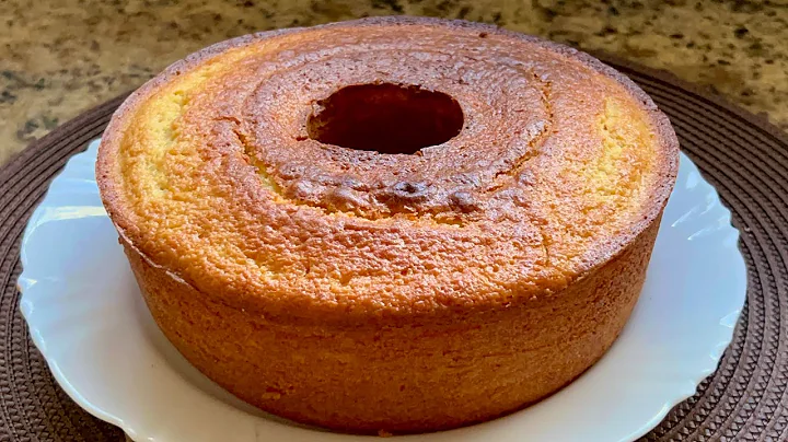 Bolo de Laranja Grande e Fofinho 