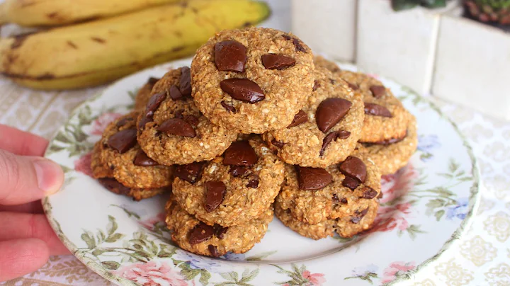 Lanches: Cookies de Banana com Aveia Saudável da Vovó 