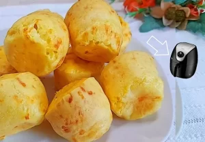 Pão de Queijo de Tapioca na Air Fryer (Sem Óleo) Veja a Receita