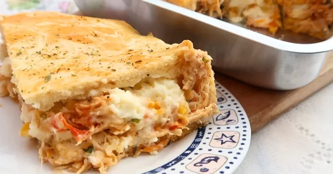 Receitas Rápidas e Fácil: Torta de Frango Cremosa – Receita Fácil e Deliciosa