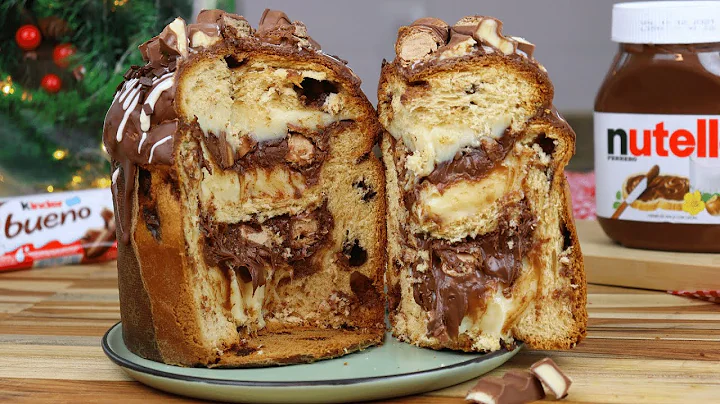 Sobremesas: Chocotone Recheado com Kinder Bueno Receitinha Top Para Você Fazer 