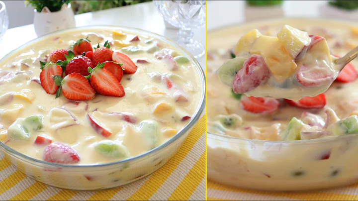 Sobremesas: Deliciosa Salada de Frutas Cremosa para Festas de Fim de Ano 