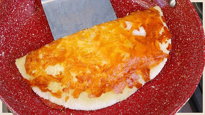 Lanches: Tapioca Crocante com Queijo Veja 