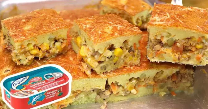 Receitas Rápidas e Fácil: Torta de Sardinha, se Você Gosta de Sardinha Então Faça