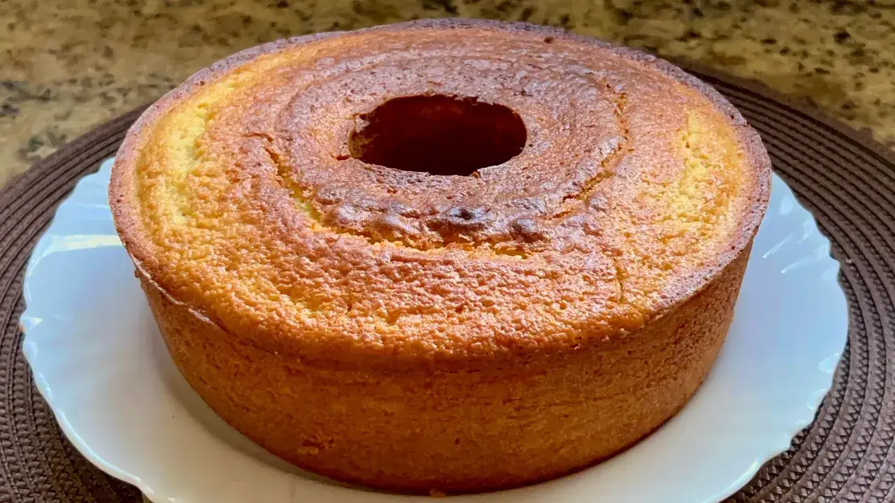 Bolo de Laranja Grande e Fofinho, Faça Para o Seu Café