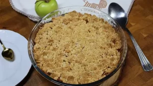 Crumble de Maçã, Veja a Receita e Faça ai na sua Casa