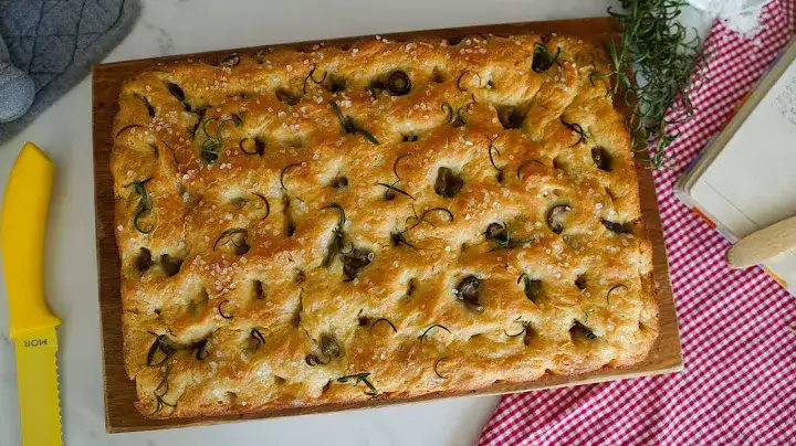 Focaccia Simples e Fácil de Fazer, Veja a Receita Completa