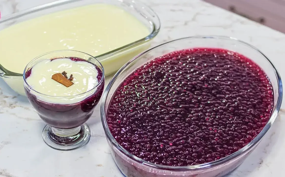 Sagu de Vinho com Creme Branco: A Sobremesa Perfeita que Você Precisa Aprender