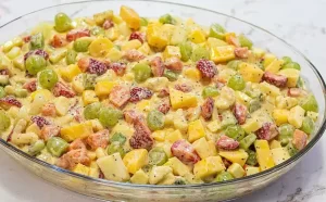 Salada de Frutas com Creme de Maracujá, essa Salada esta Bem Famosa