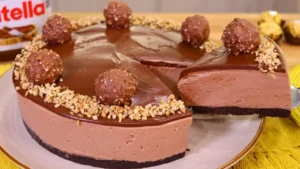 Cheesecake de Nutella Sem Forno: Sobremesa Cremosa Fácil de Fazer Veja