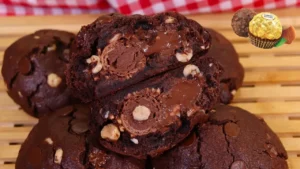 Cookies de Nutella com Ferrero Rocher: A Receita Mais Perfeita Para Fazer e Vender