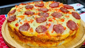 Lanchão de Forno com Frango e Queijo: Praticidade e Sabor em um Só Prato