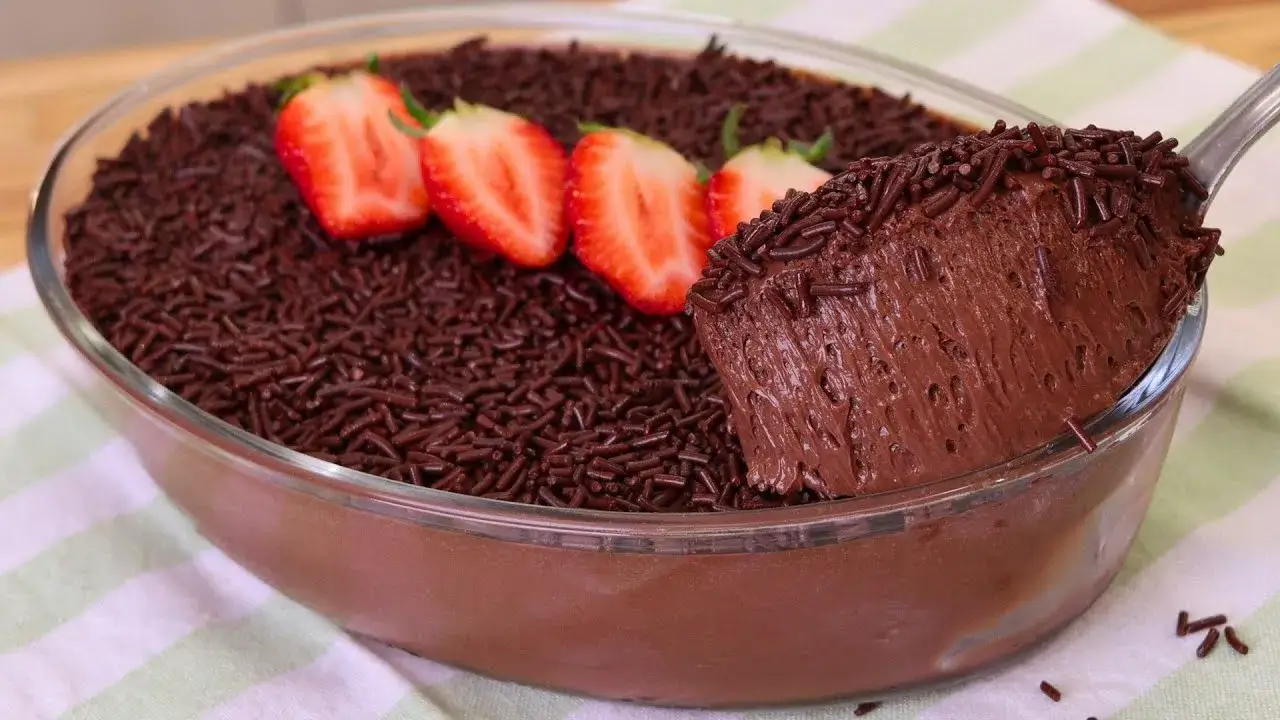Mousse de Chocolate Fácil e Cremosa: Sem Gelatina, Chantilly ou Ovo Cru
