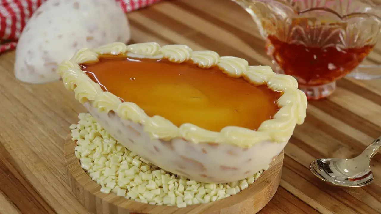 Ovo de Colher com Pudim Cremoso e Crocante de Caramelo: Aprenda a Fazer Esse Ovo Diferente
