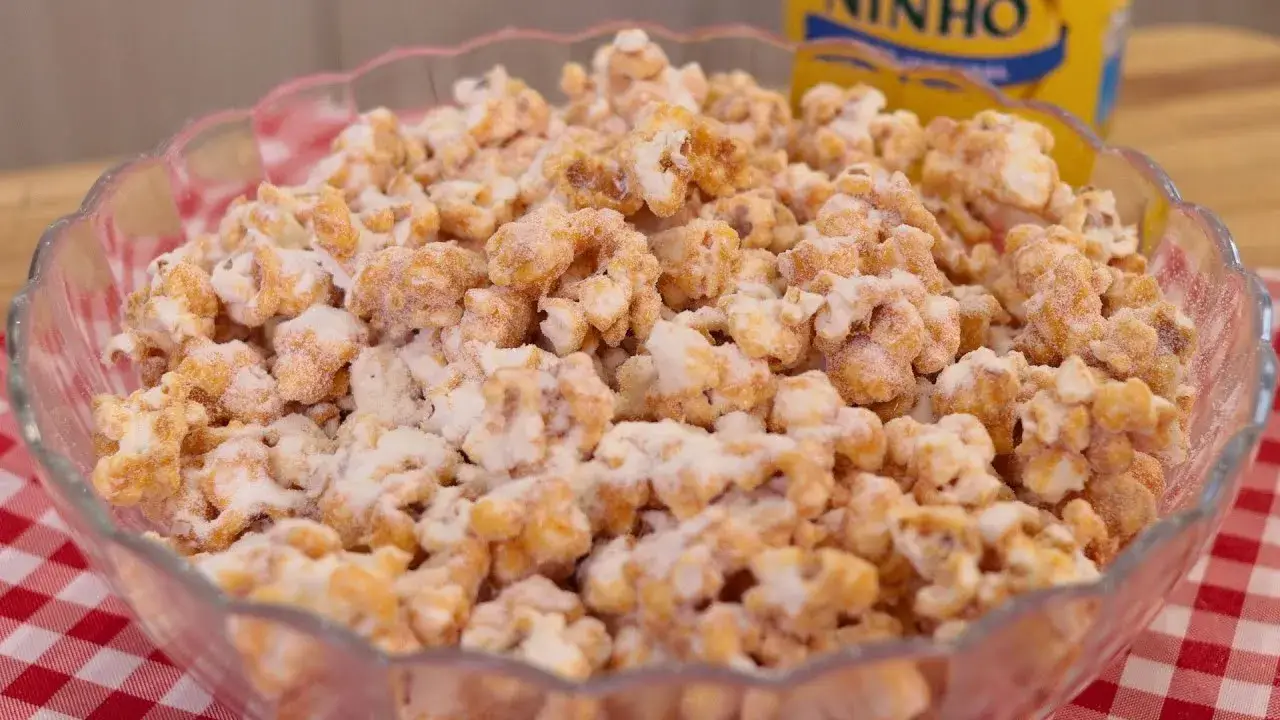 Pipoca de Leite Ninho, Pipoca Gourmet Que Todos Vão Ama
