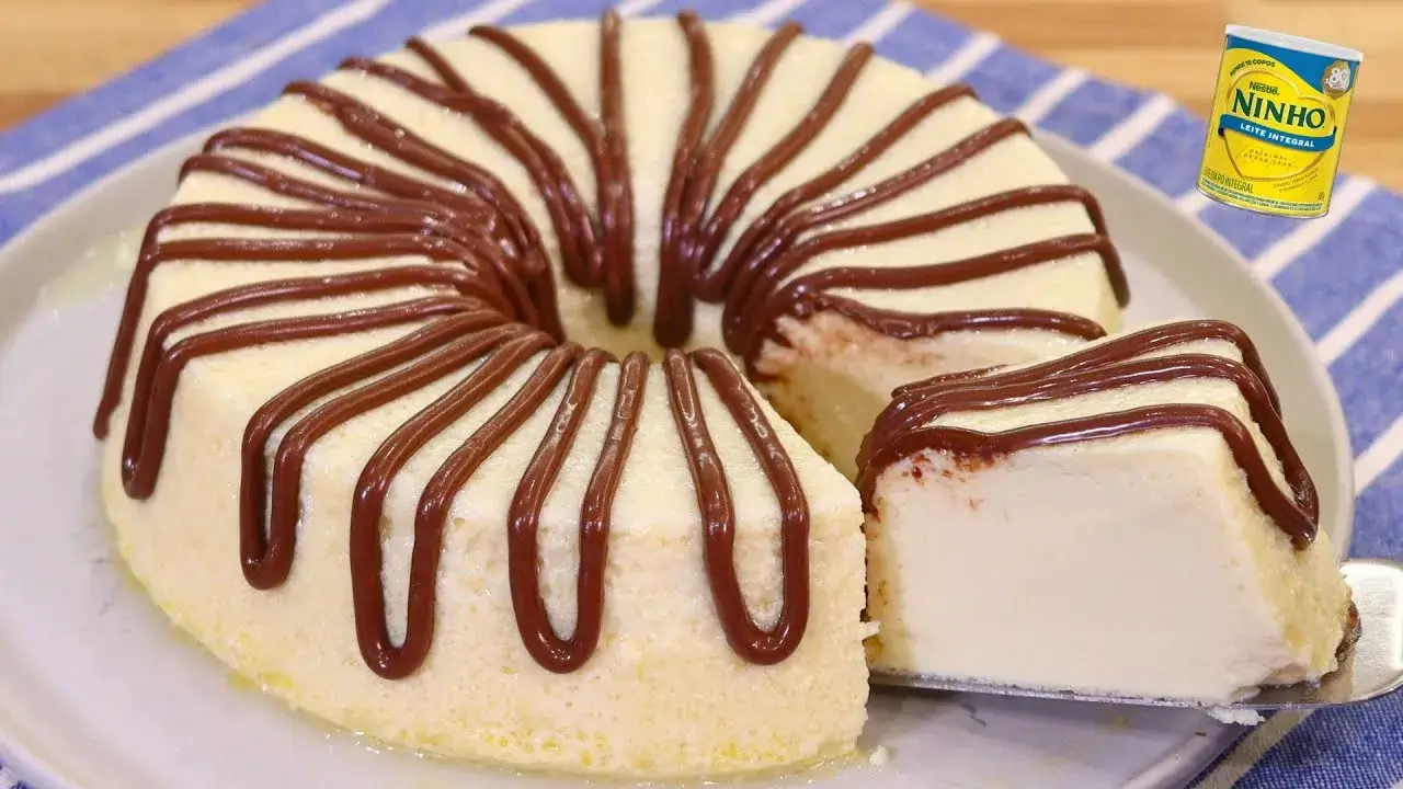 Pudim de Leite Ninho com Nutella: Esse Pudim Combina Muito Com o Churrasco de Domingo
