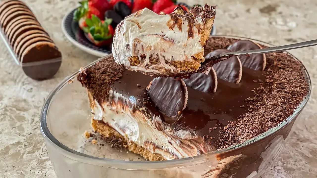 Torta Holandesa Diferente: Fácil, Cremosa e Sem Gelatina