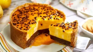 Torta de Maracujá a Mais Cremosa de Todas Que Você Vai Fazer Hoje.