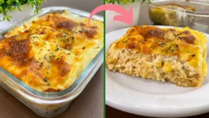 Tortinha Fit de Frango com Tapioca: Praticidade e Sabor em Cada Mordida