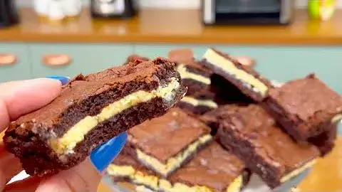 Brownie com Recheio de Chocolate Branco: Surpreenda com essa Receita Que Já Sai do Forno Recheada
