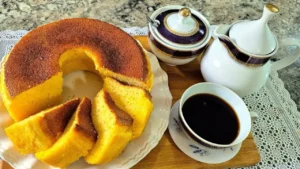 Bolo de Fubá Simples e Delicioso para o Café da Tarde