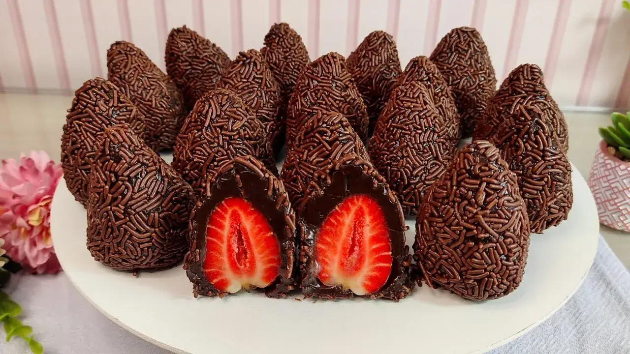 Coxinha de Brigadeiro de Morango: Receita Fácil e Perfeita Para Vender