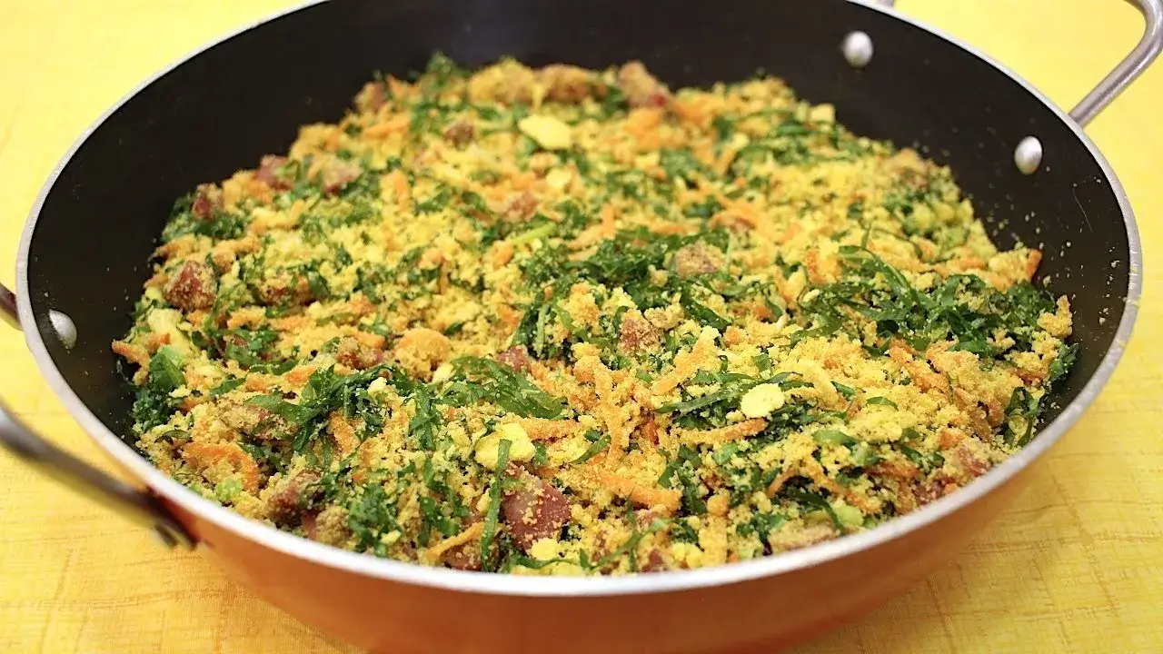 Farofa com Couve: Receita Fácil e Saborosa para Refeição Completa
