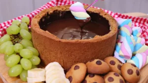 Fondue de Chocolate com Massa de Cookie: Receita Fácil e Deliciosa Vamos Aprender?