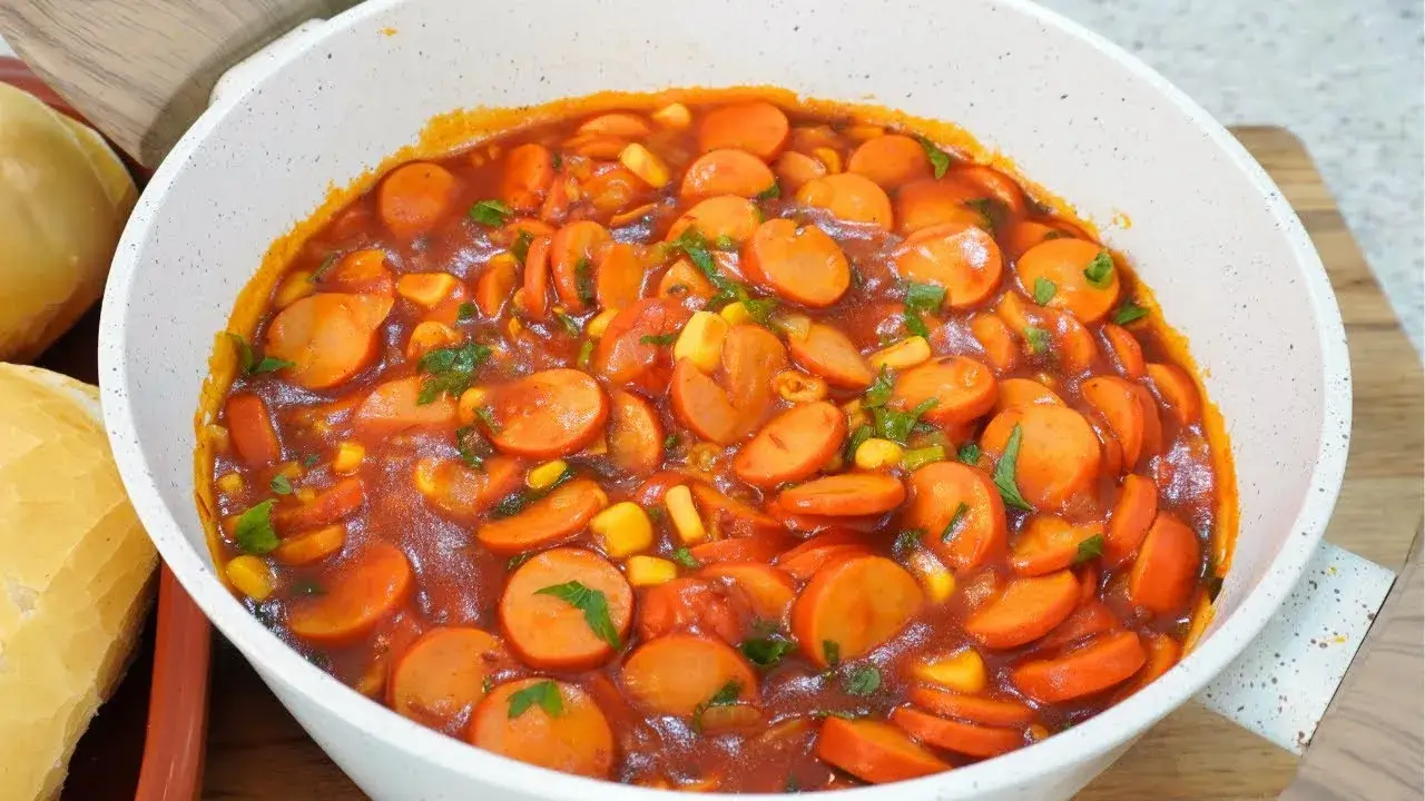 Molho de Salsicha para Cachorro Quente Cremoso e Delicioso