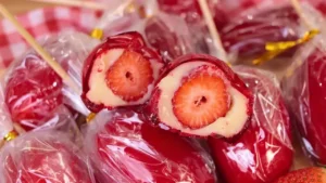 Morango Do Amor: Aprenda a Fazer o Bombom de Morango com Brigadeiro e Caramelo Crocante