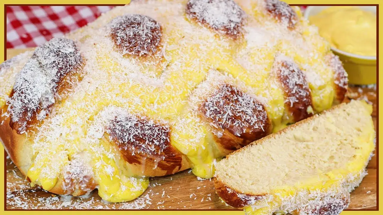 Pão Com Creme Leite Condensado Coco: Receita de Padaria Para Fazer em Casa