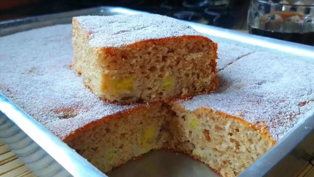 Bolo de Banana: Essa Receita é Bem Fácil de Fazer