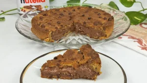 Torta Cookie de Nutella Mega Recheada