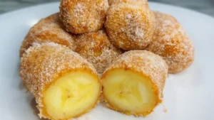 Banana Frita Empanada Deliciosa Veja