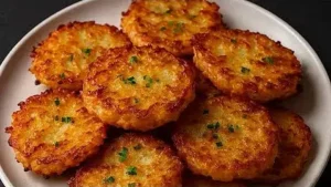 Bife de Batata Ralada Crocante para o Almoço