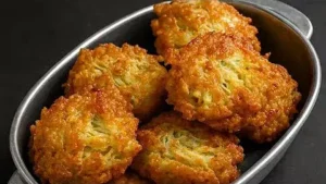 Bolinho de Repolho Ralado Fácil e Crocante