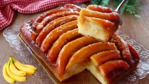 Bolo de Banana Caramelado Fofo e Saboroso