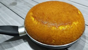 Bolo de Fubá de Frigideira Simples e Rápido