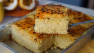 Bolo de Maracujá Gelado Cremoso e Refrescante