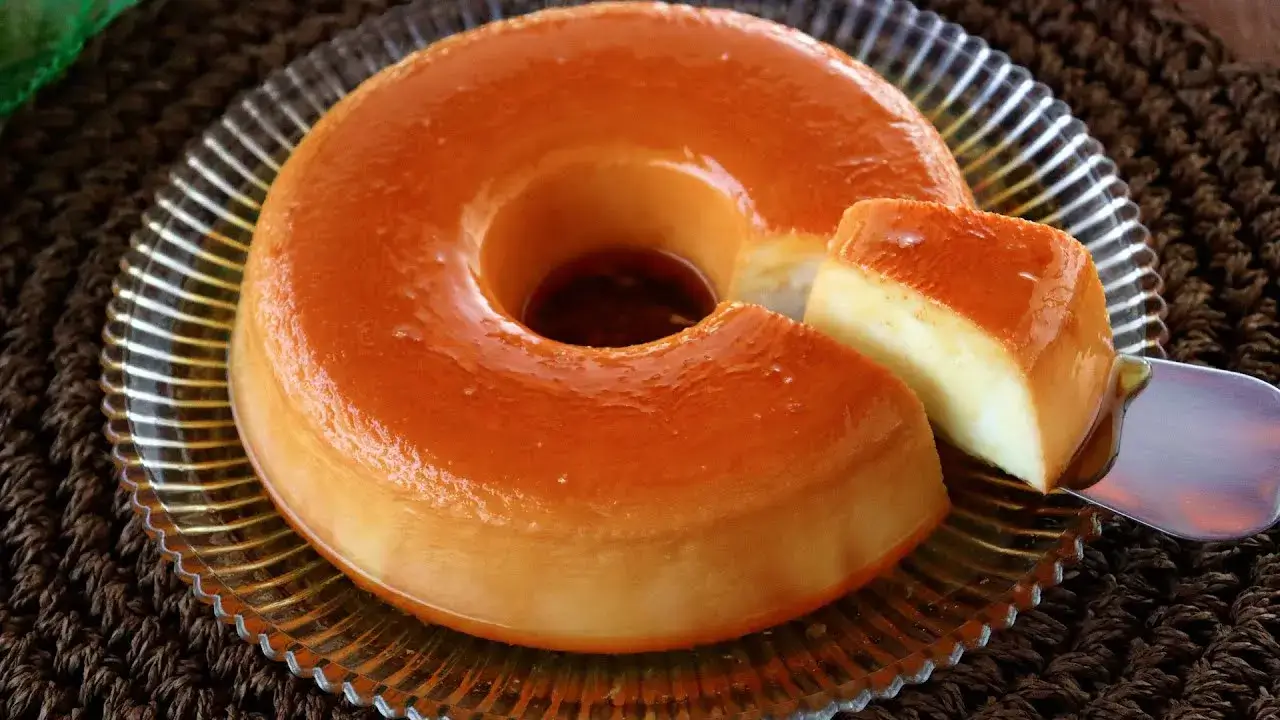 Pudim com 2 Ingredientes Fácil sem Ovo e sem Forno