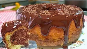 Bolo de Baunilha com Chocolate: Receita Caseira Deliciosa e Fácil de Fazer