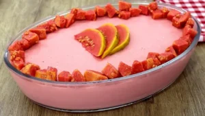 Mousse de Goiaba na Travessa Fica Muito Gostoso