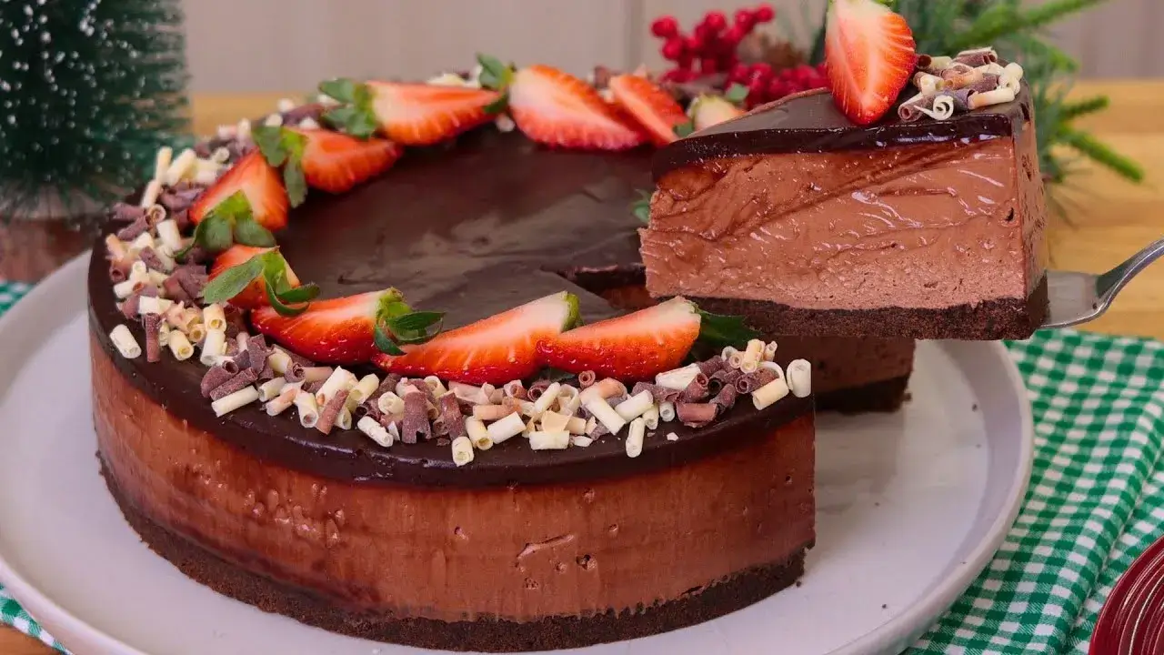 Cheesecake de Chocolate: Aprenda a fazer essa cheesecake de chocolate que fica divina