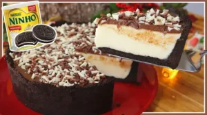 Torta de Leite Ninho com Negresco Fácil e Deliciosa Para o Natal
